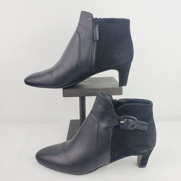 Cole Haan Grand.Os Waterproof Suede Leather Bootie - Picture 2 of 9